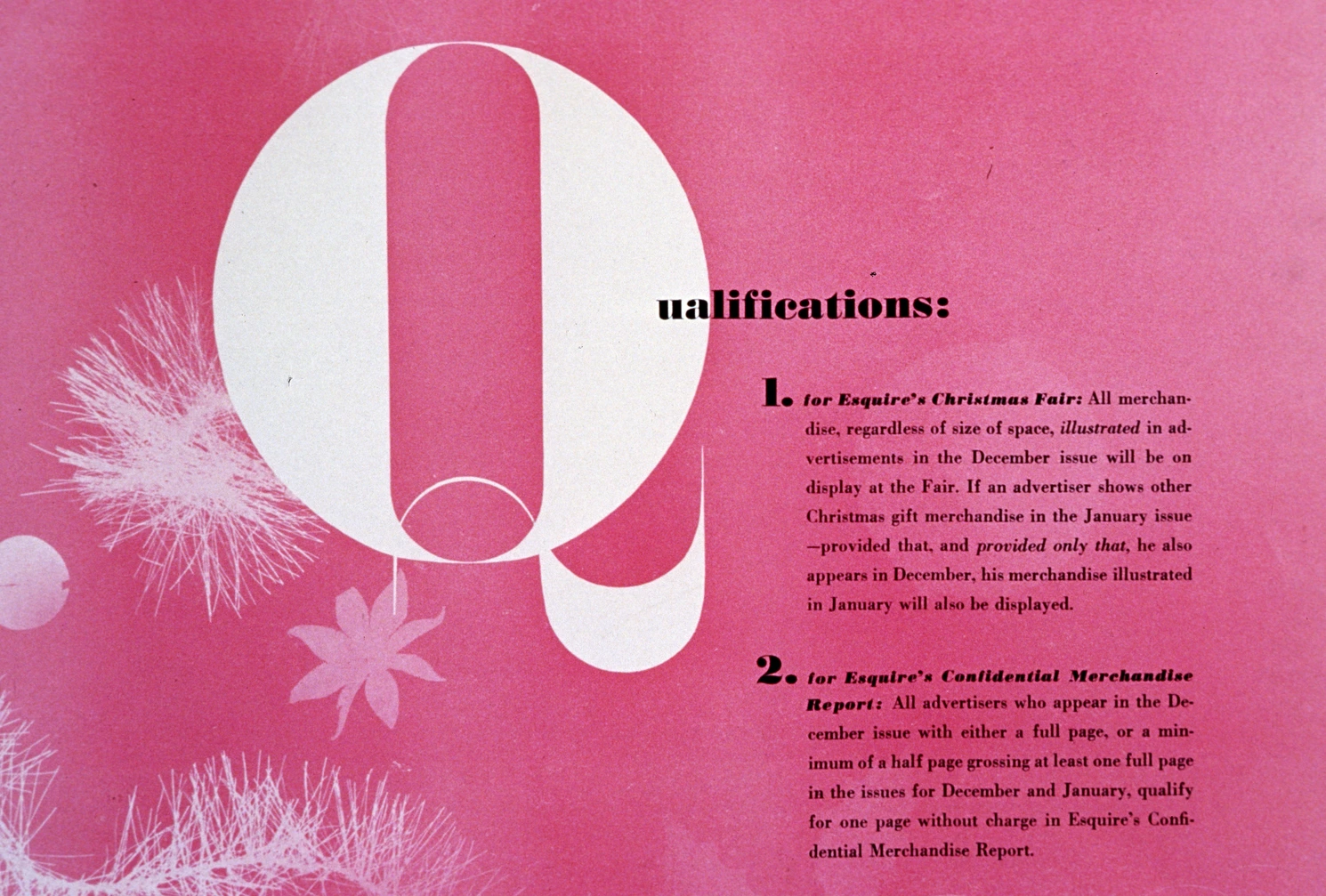 Rand’s editorial design for Esquire magazine. © Type Directors Club.
