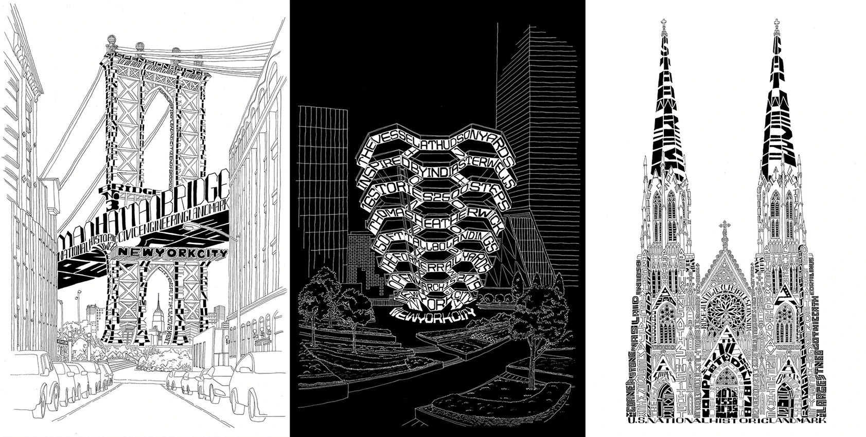 ‘Architype’—Qian Sun’s personal project, which celebrates the architectural exuberance of New York City.