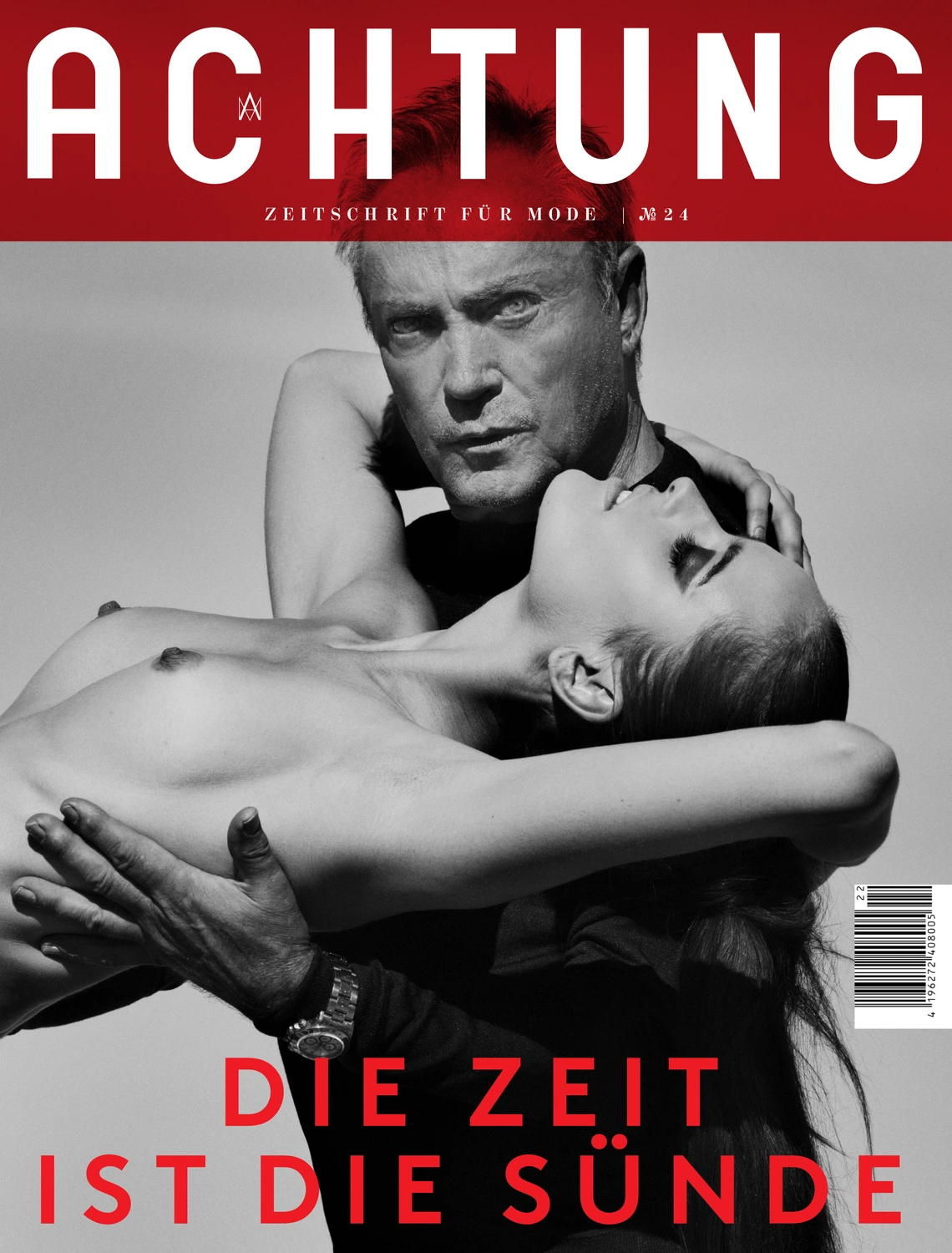 Achtung magazine, issue 24. Cover designed by Anton Ioukhnovets. Die Zeit Ist Die Sünde