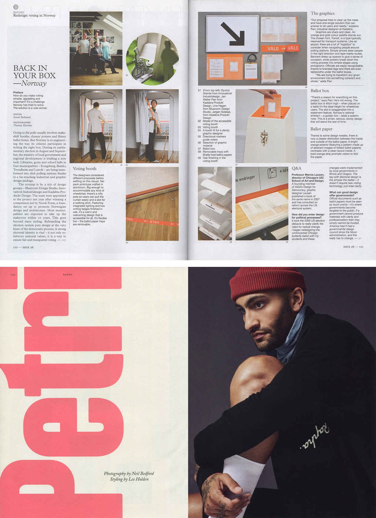 Monocle &amp; Rapha Mondial. An article on Norway voting system