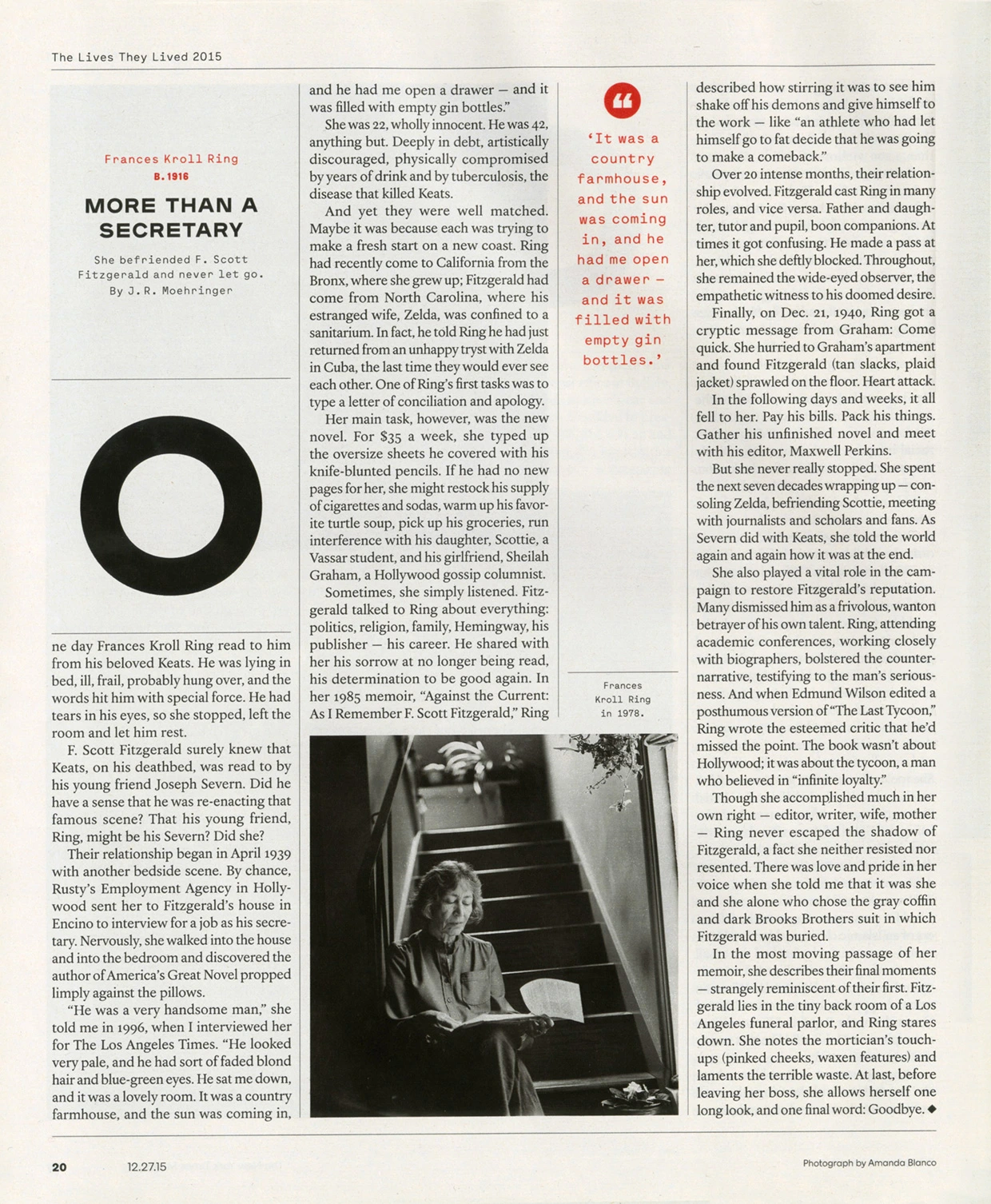 The New York Times page spread