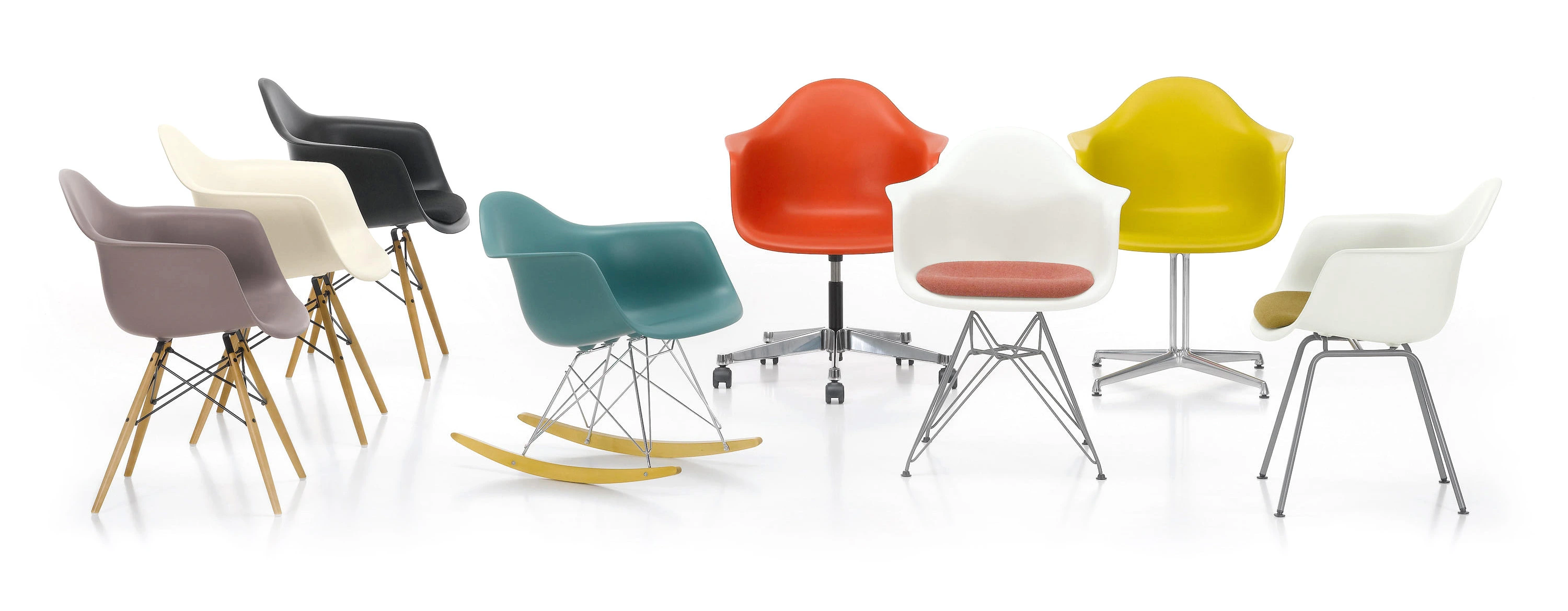 Eames plastic chairs