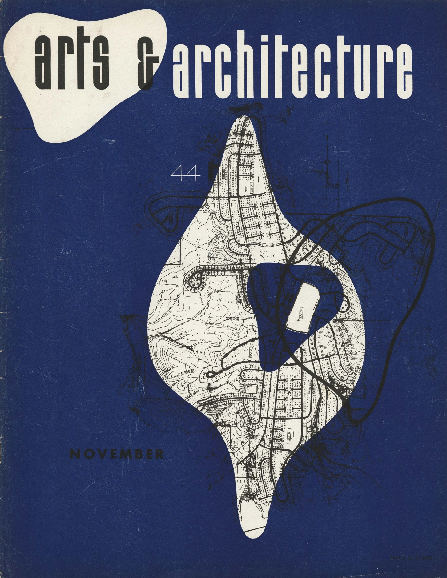 Cover designer by Ray Eames for ‘Arts & Architecture’ magazine