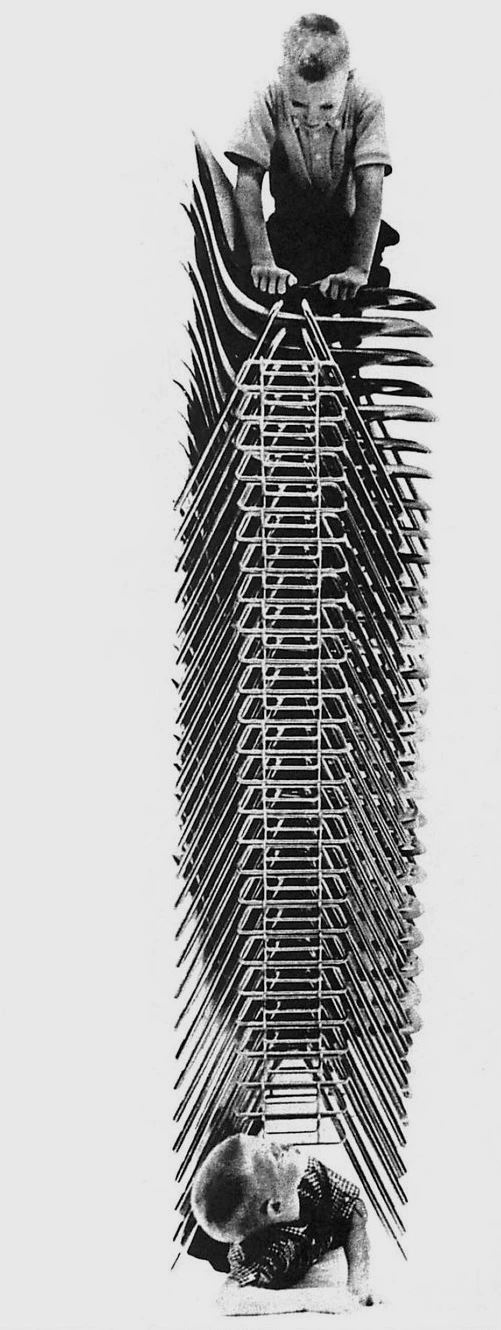 Herman Miller advertisment of Eames plastic chairs
