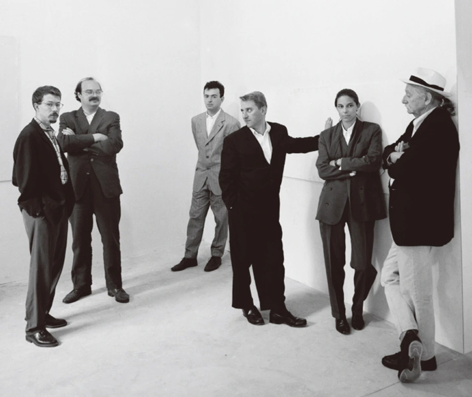 Mike Ryan, Marco Zanini, Mario Milizia, James Irvine, Johanna Grawunder and Ettore Sottsass