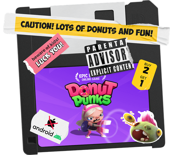 MILKBOY×FLAVORS DONUT ZOMBIES MILKBOYTOYS Donut Zombie Hyperdimensional Ascension Set