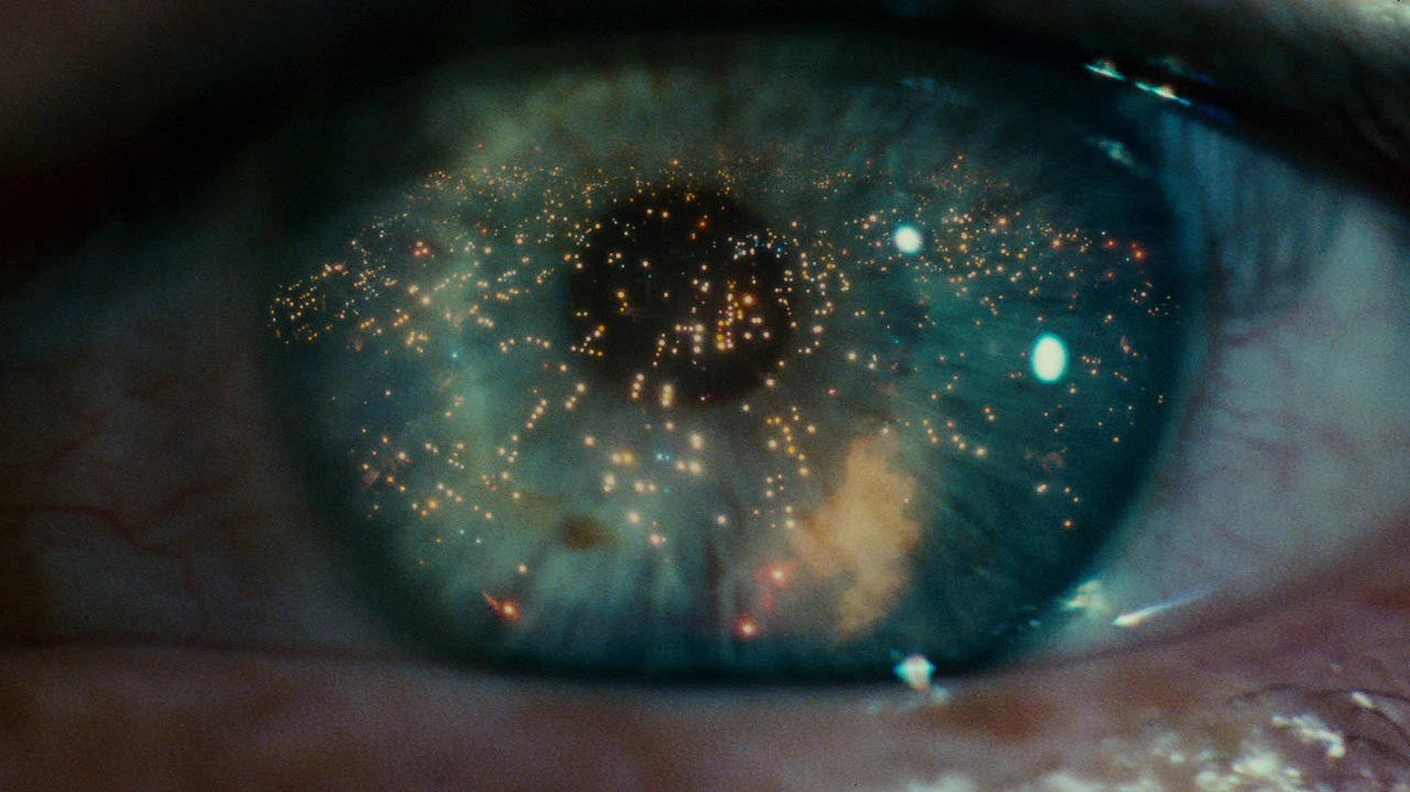 A screen capture from Blade Runner