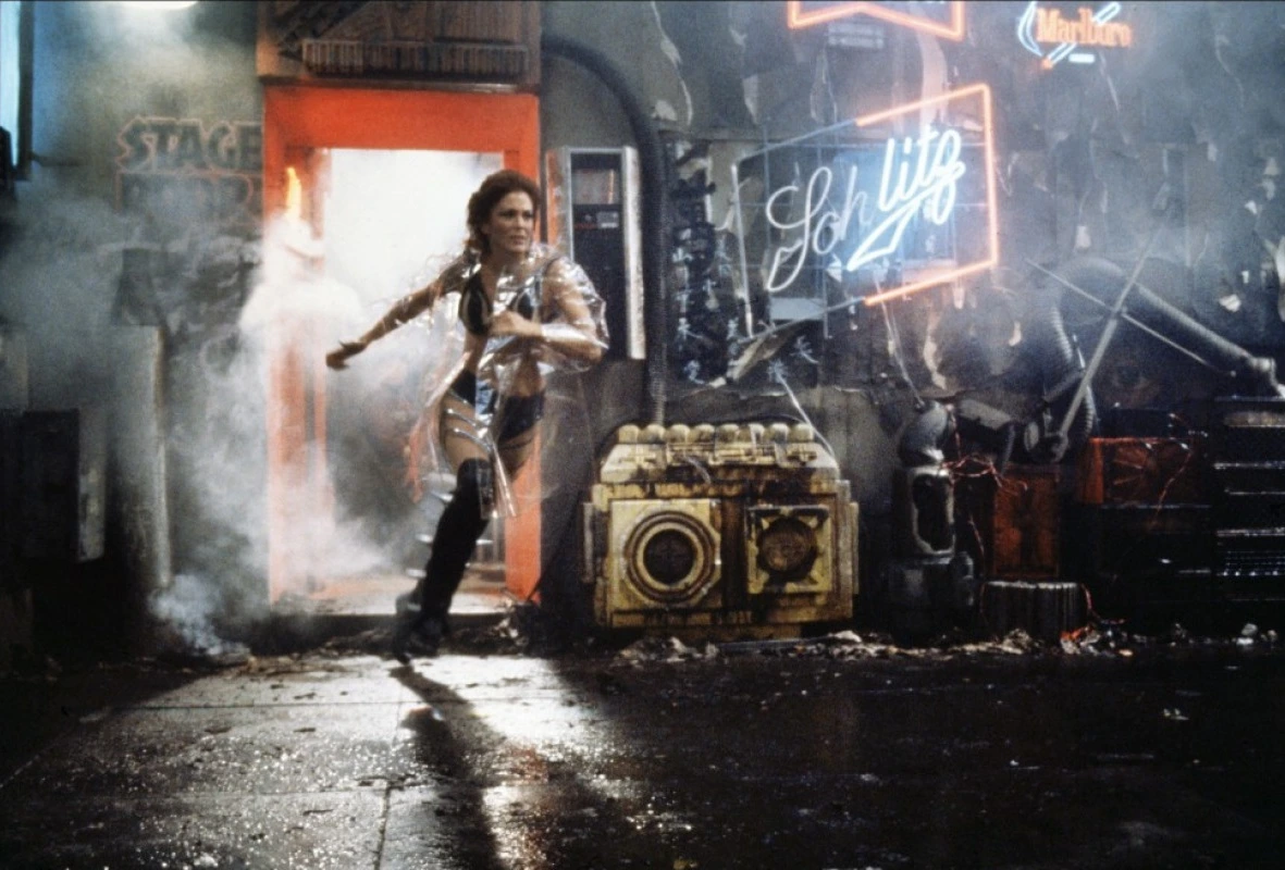 A screen capture from Blade Runner