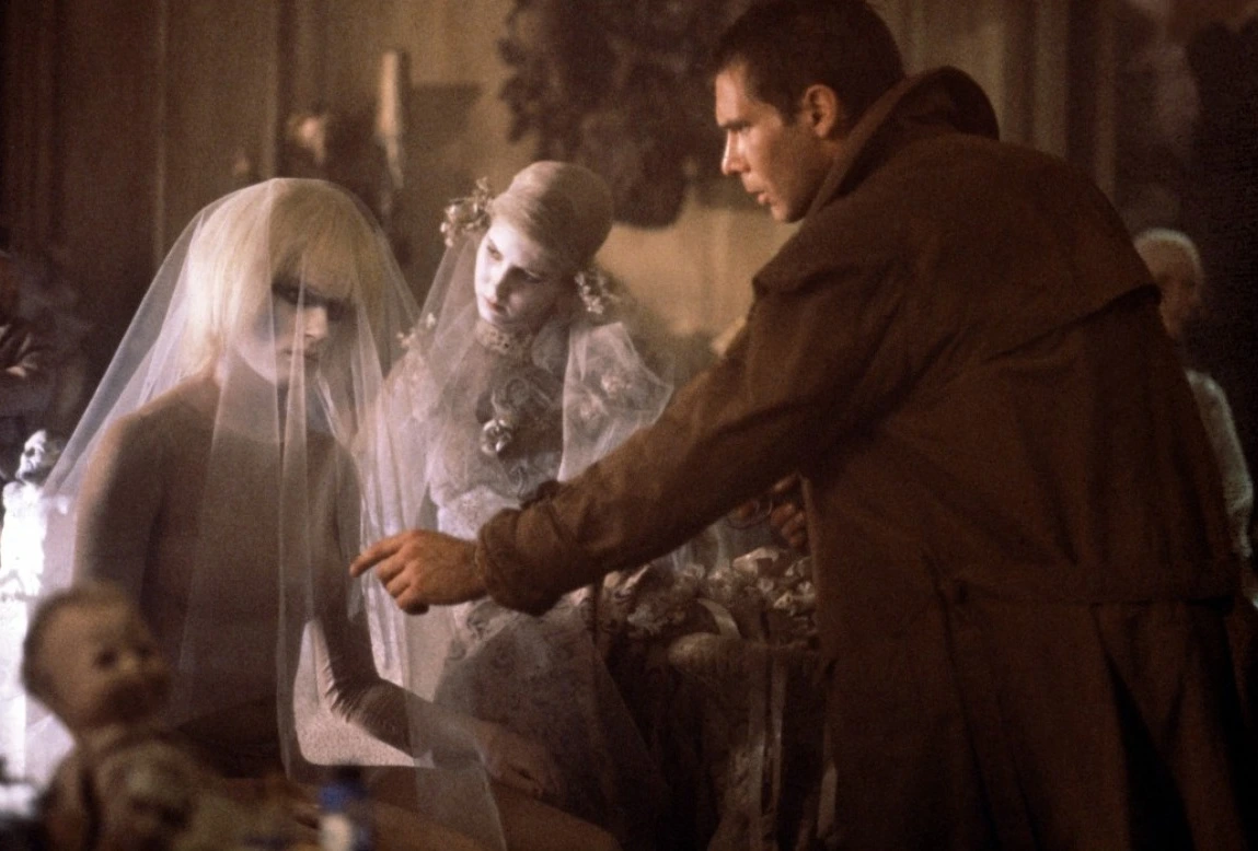 A screen capture from Blade Runner