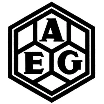 Redesign of Peter Behrens&#x27; original 1908 AEG logo. Honeycombs with letters A, E, G inside