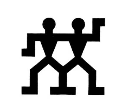 Logo for J.A. Henckels. Twin brothers