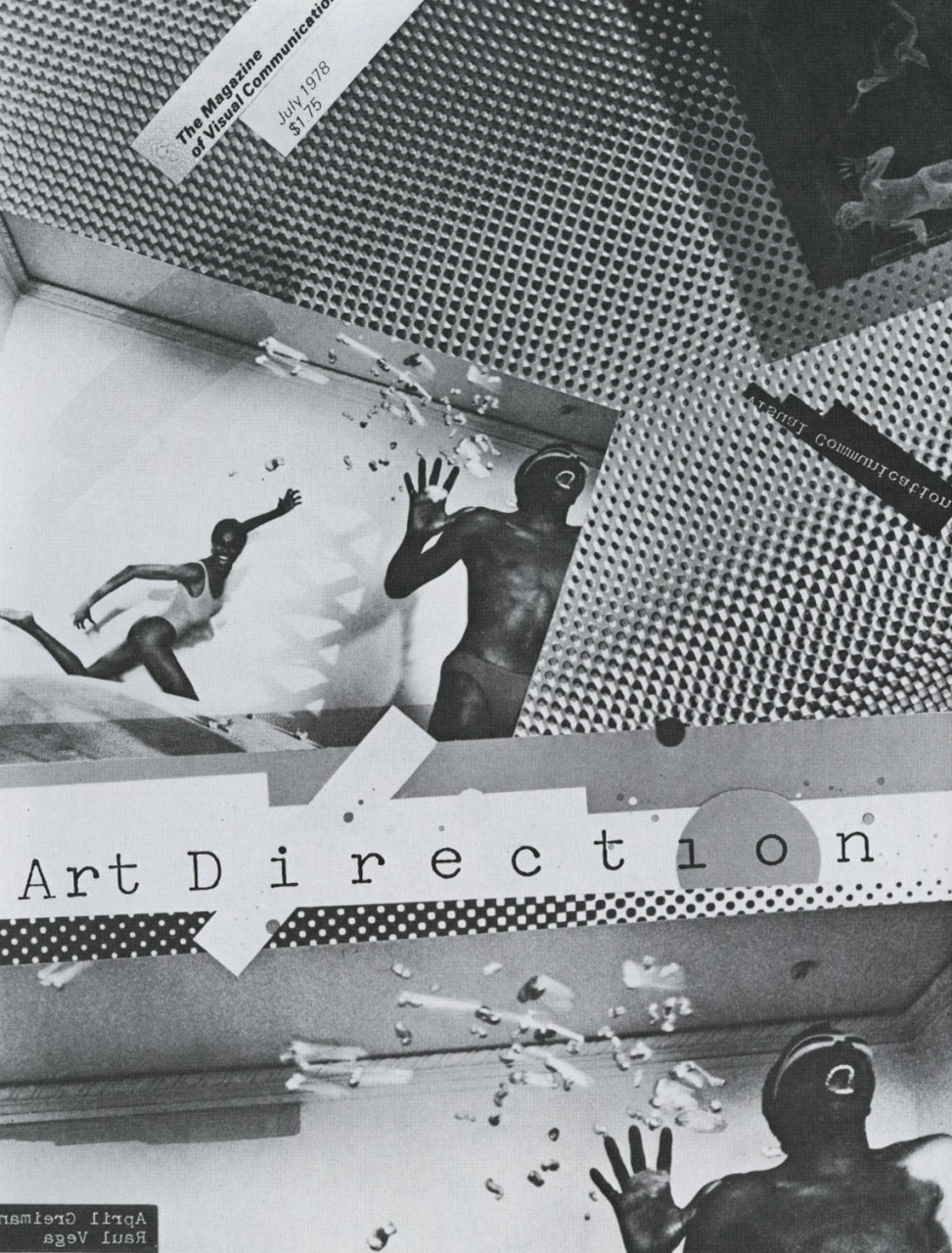 A cover for Art Direction Magazine by April Greiman and Raul Vega