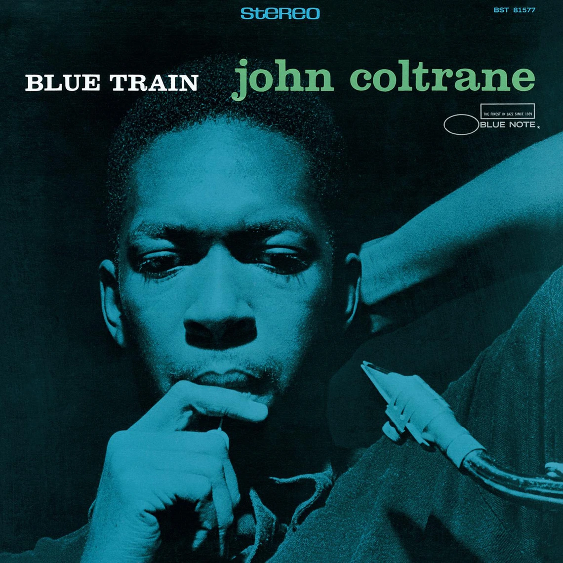Cover by Reid Miles for Blue Train record by John Coltrane