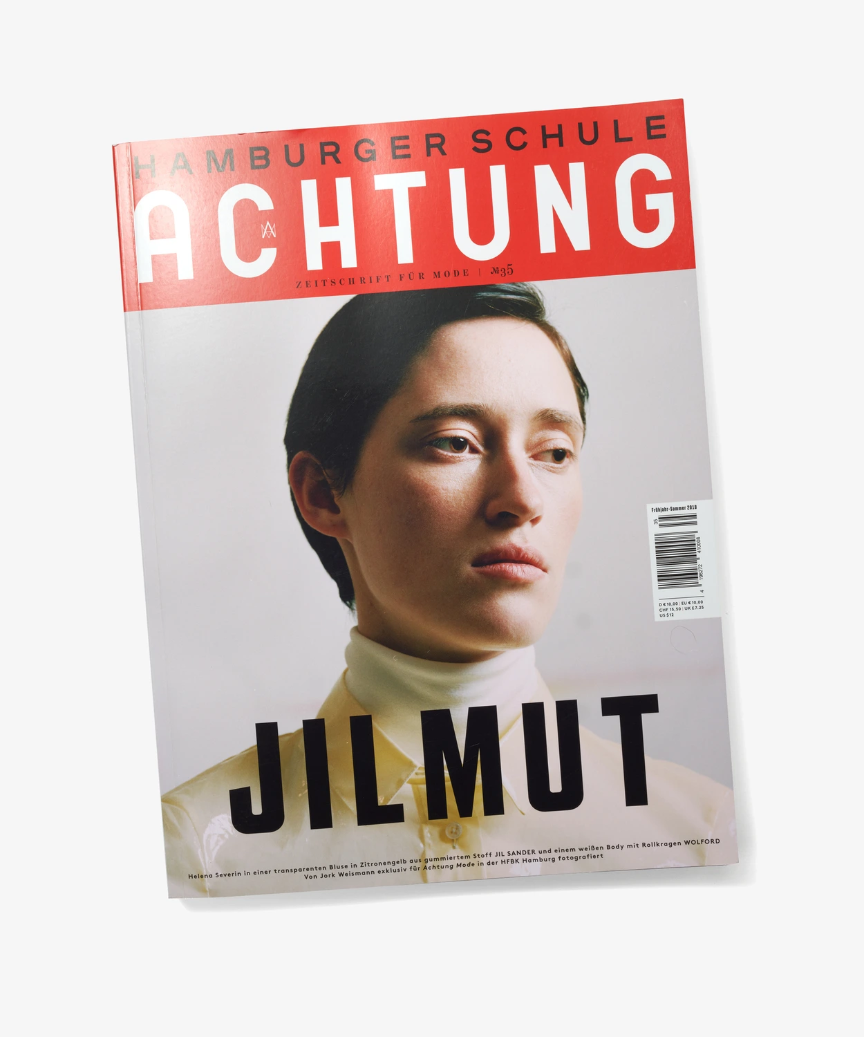 Achtung magazine, issue 35. Cover designed by Anton Ioukhnovets. Jilmut