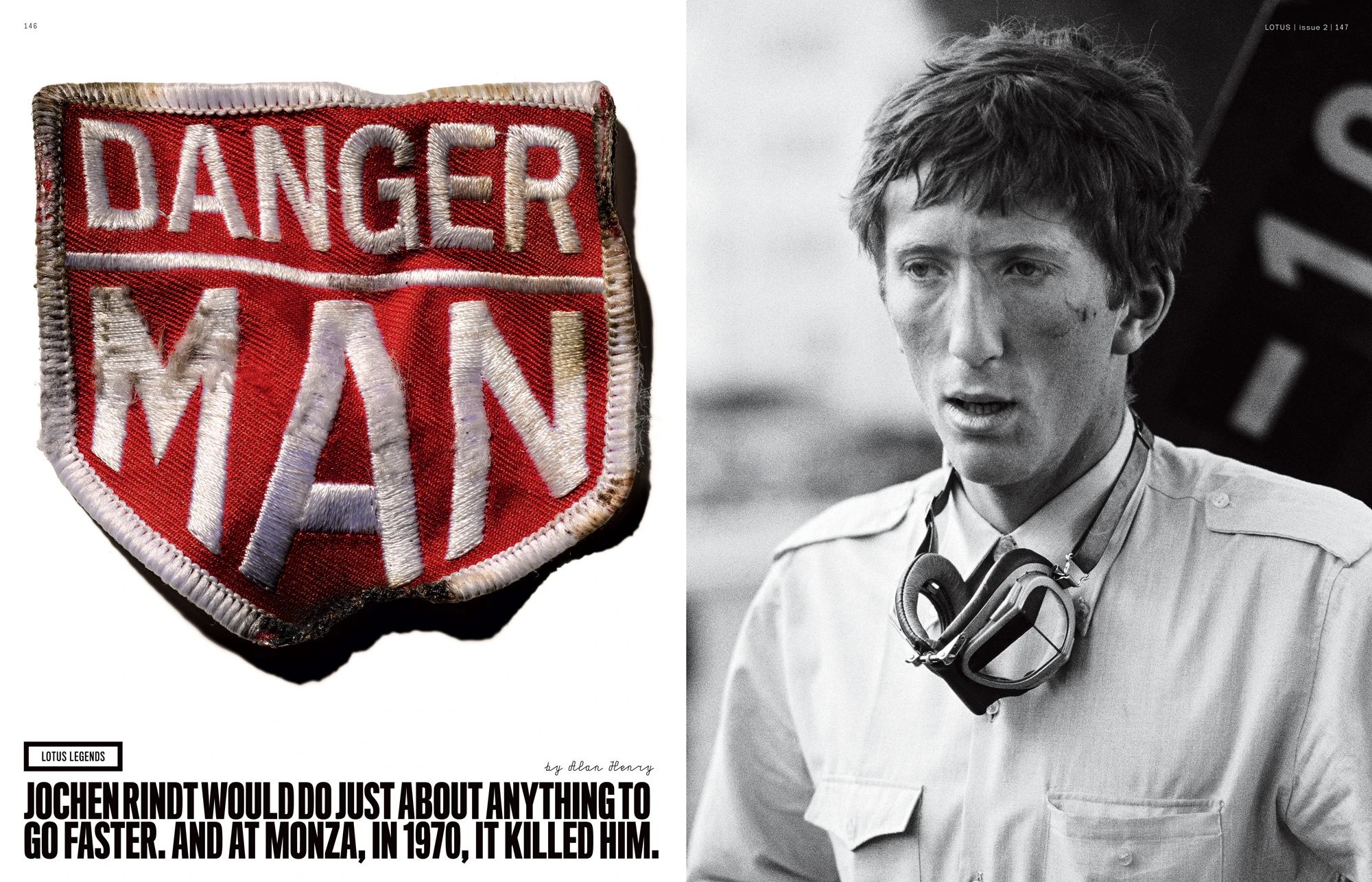 Lotus magazine, 2010. Layout designed by Anton Ioukhnovets. Danger Man