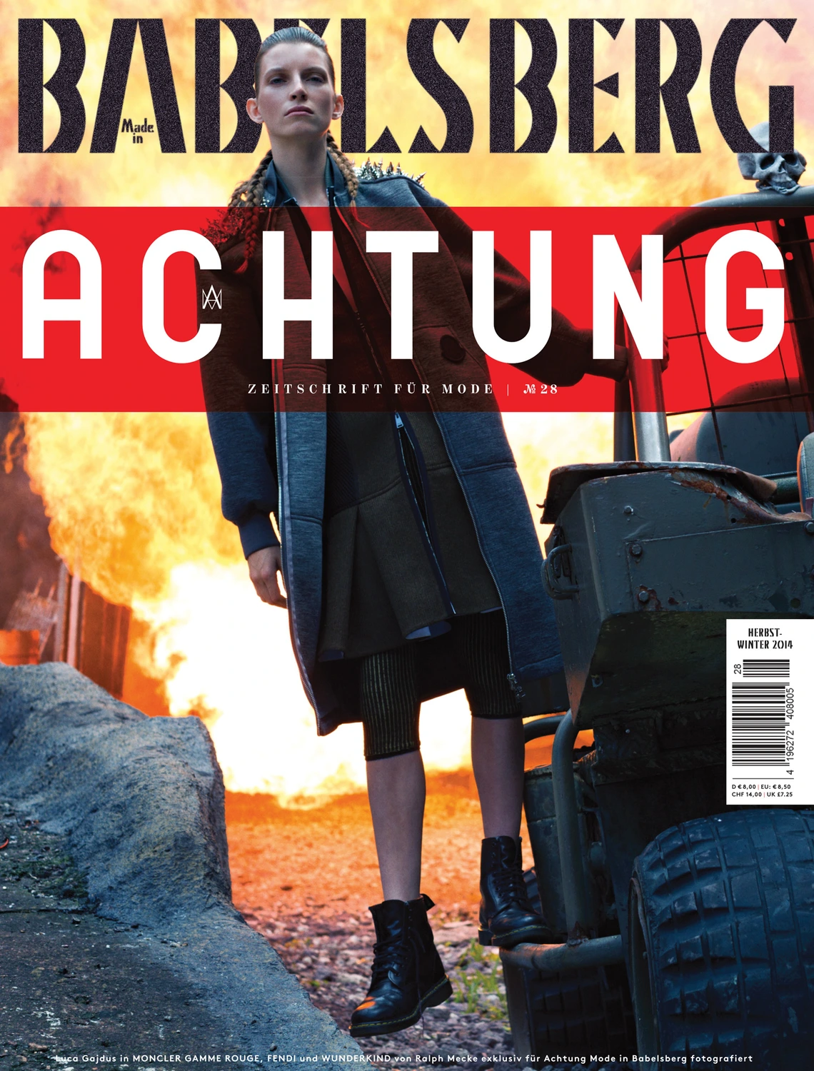 Achtung magazine, issue 28. Cover designed by Anton Ioukhnovets. Babelsberg