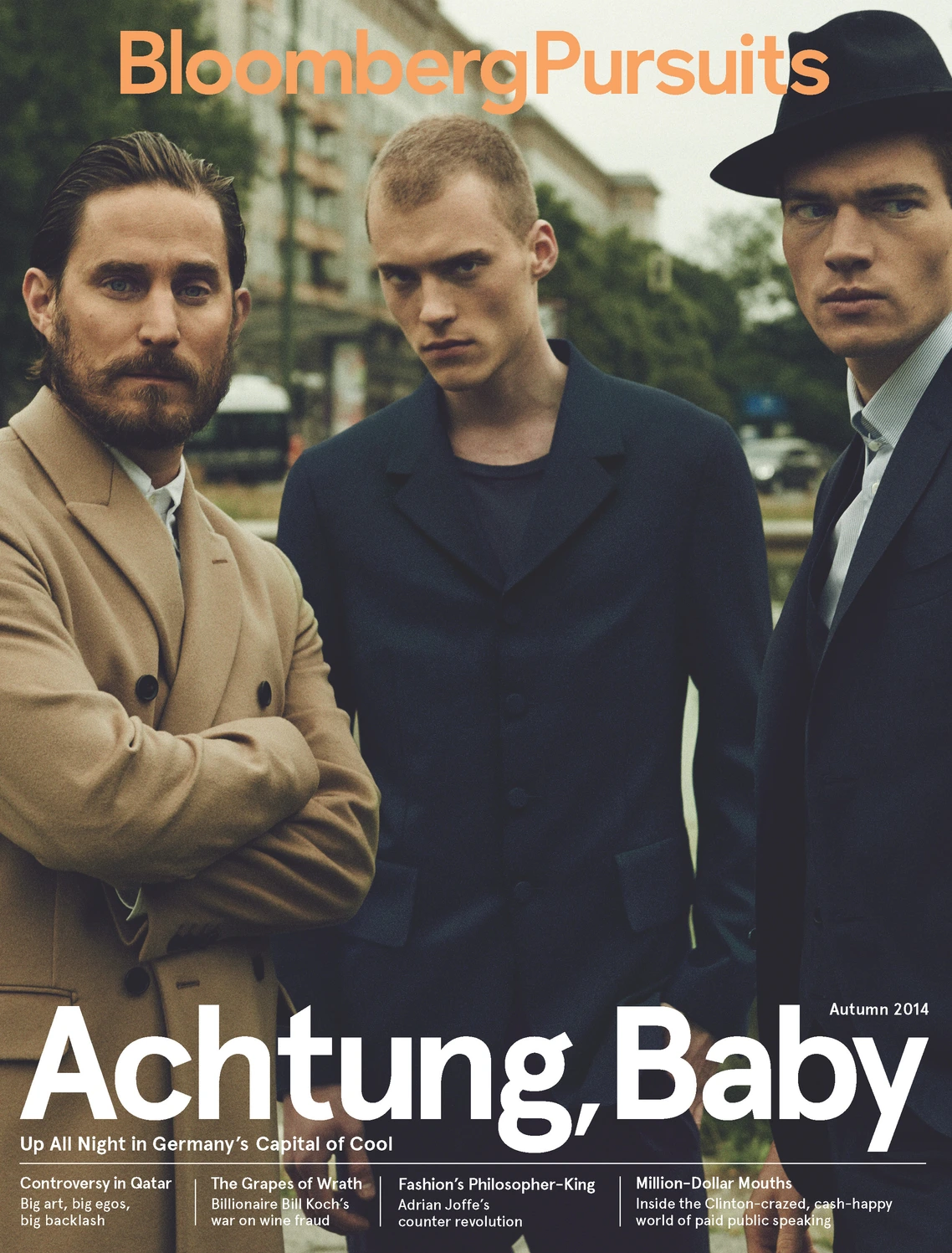 Bloomberg Pursuits magazine, autumn 2014 issue. Cover designed by Anton Ioukhnovets. Achtung, Baby