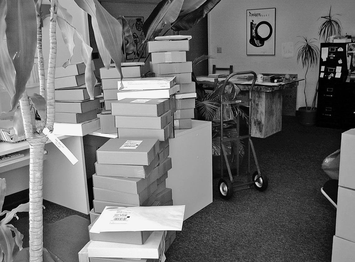 Emigre office, Sacramento, 1999