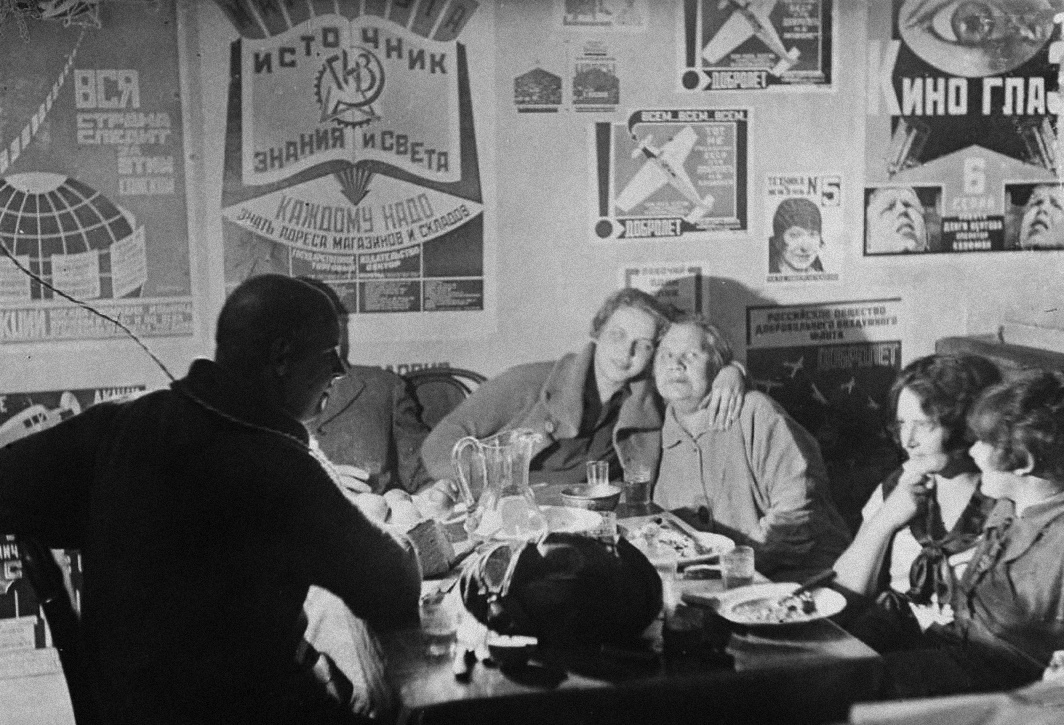 In Alexander Rodchenko’s studio