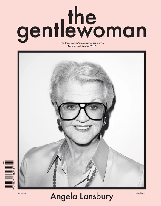 Cover of The Gentlewoman, issue 17, spring &amp; summer 2018. Angela Lansbury