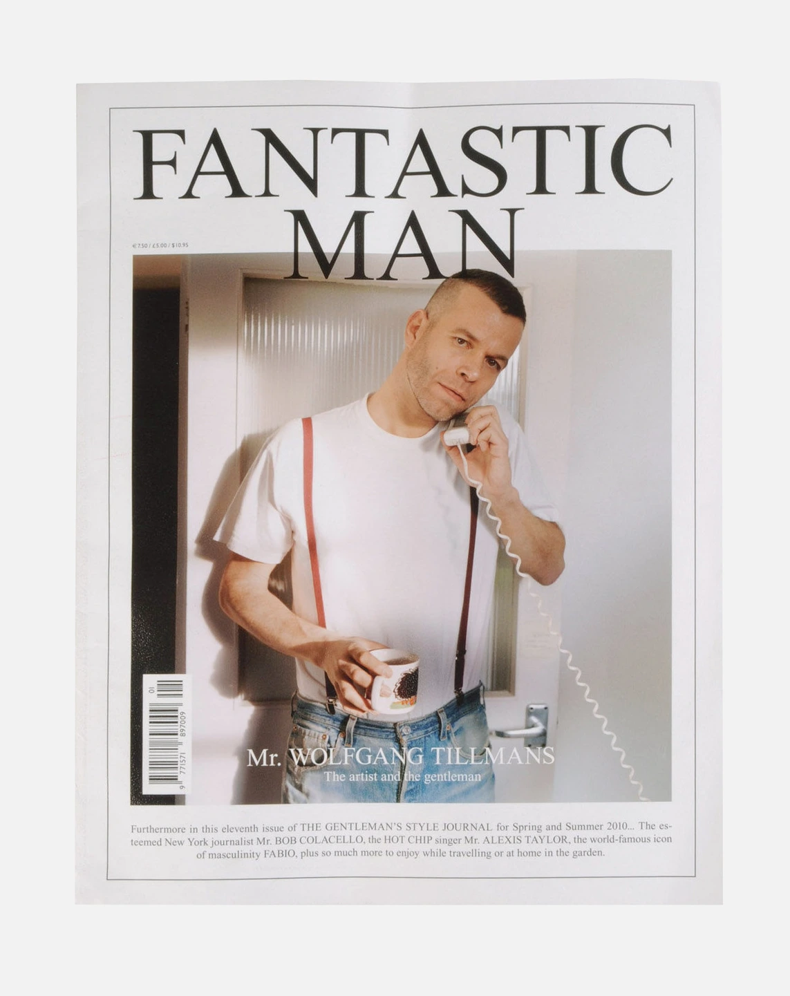 Cover of Fantastic Man, issue 24, autumn &amp; winter 2016. Mr. Wolfgang Tillmans