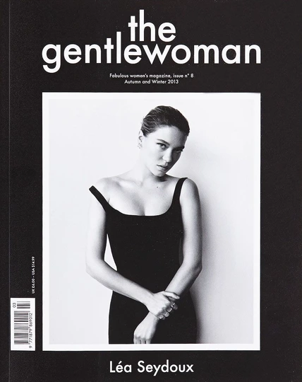 Cover of The Gentlewoman, issue 8, autumn &amp; winter 2013. Léa Seydoux