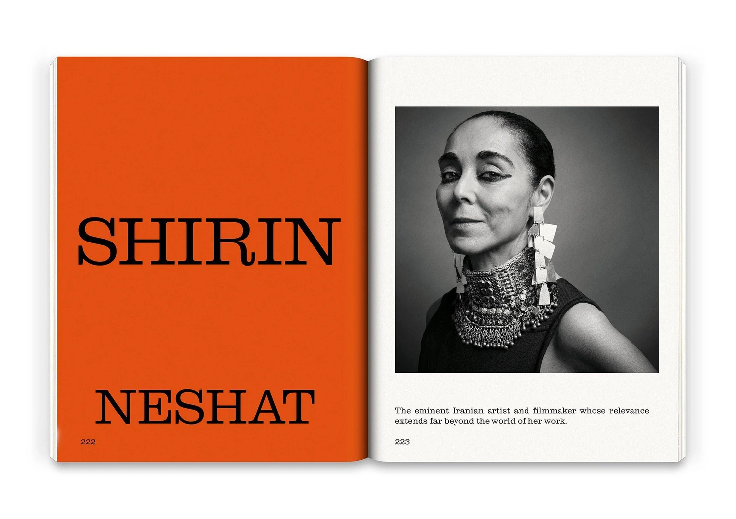 The Gentlewoman, issue 17, spring &amp; summer 2018. Shirin Neshat