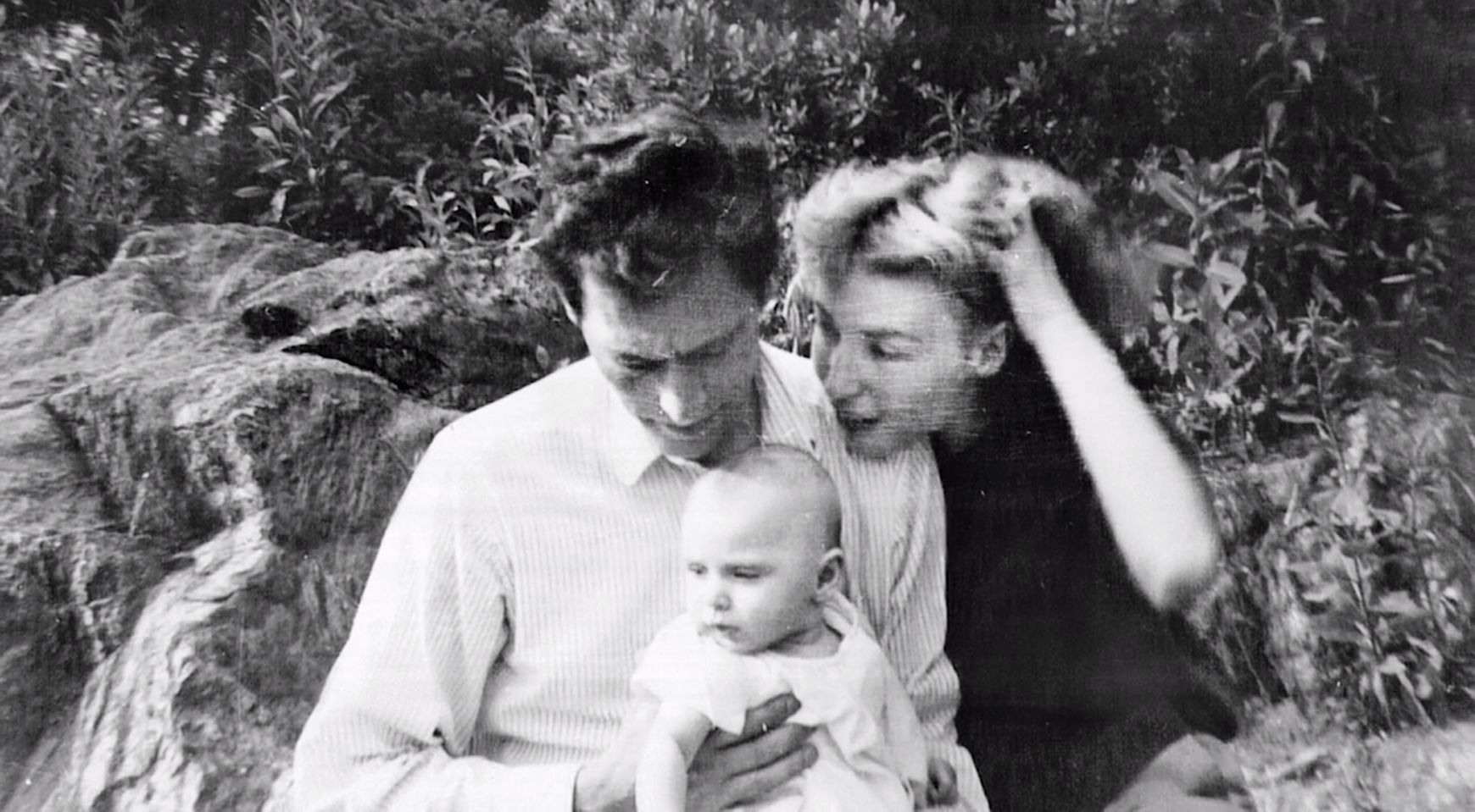 Frank Stauffacher and Barbara Stauffacher Solomon with their daughter Chloe