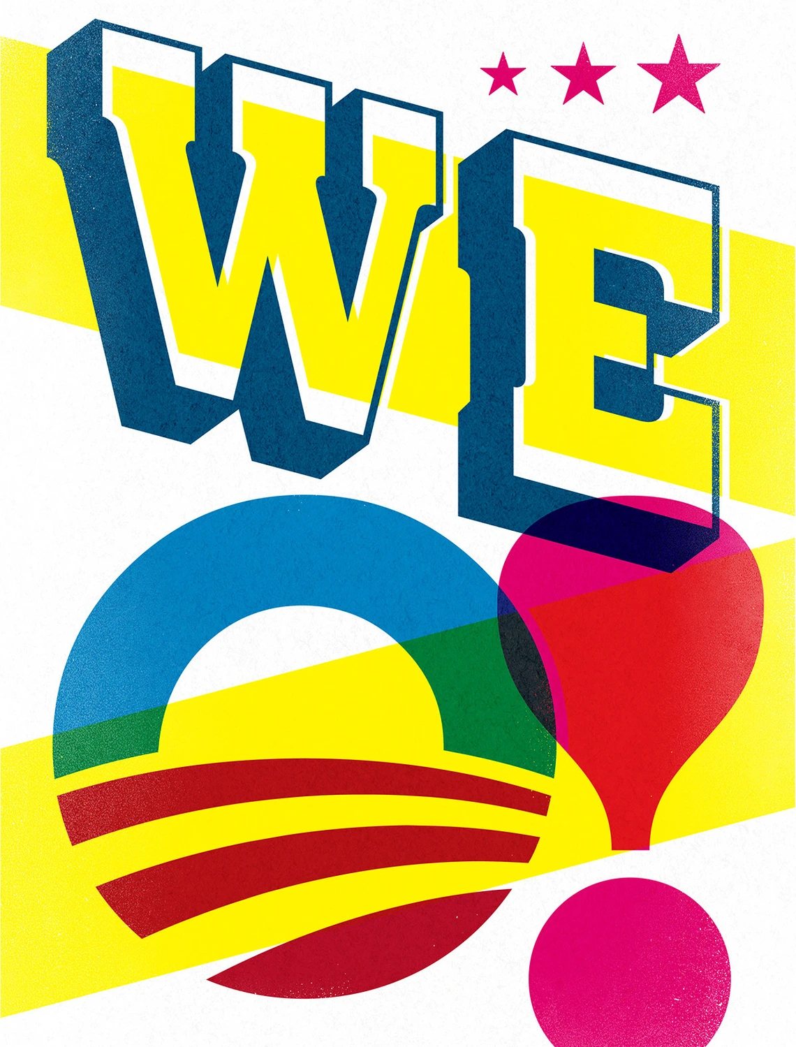Poster for Barack Obama’s election campaign, 2012. Design: Gail Anderson, Joe Newton.