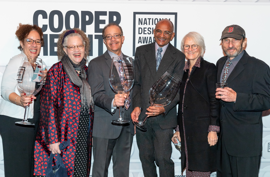 Gail Anderson at the reception for her National Design Award for Lifetime Achievement honor