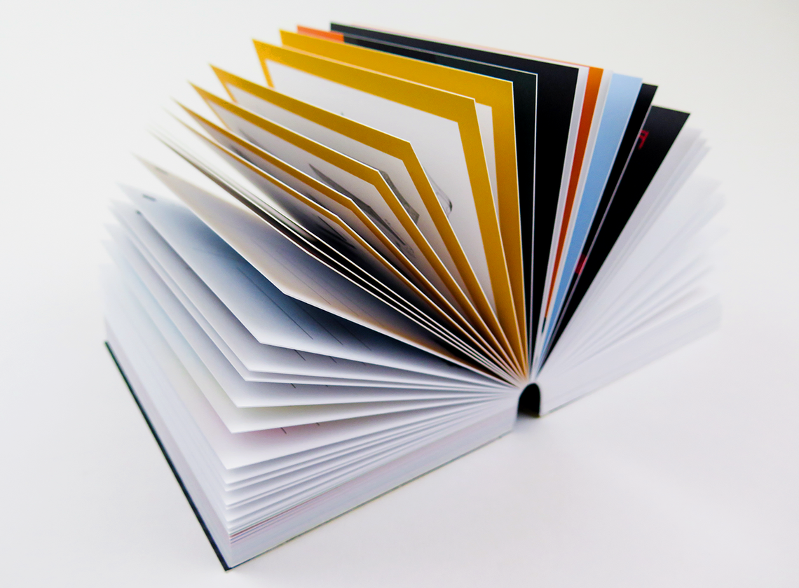 Postcard show book for Masters Series exhibit at the School of Visual Arts, New York