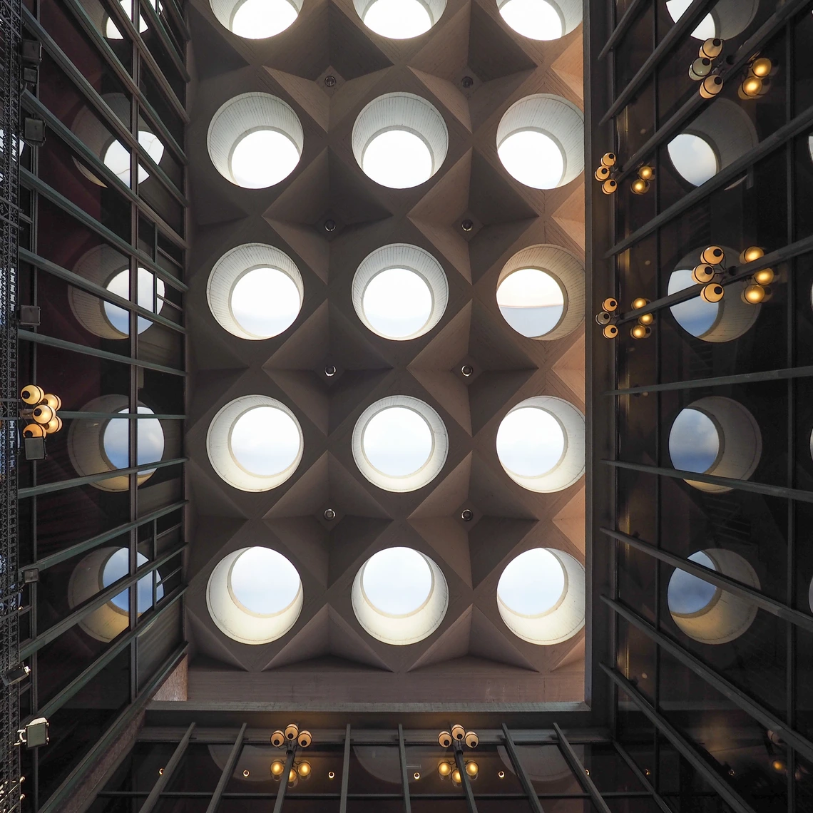 A ceiling of Chamber of Commerce of Turin