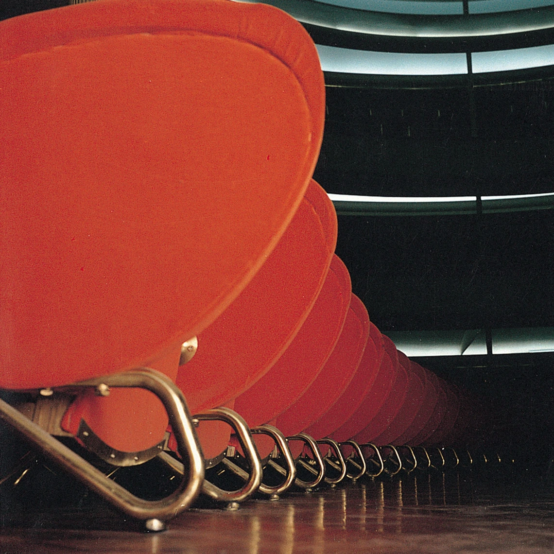 The chairs in Carlo Mollino’s RAI Auditorium