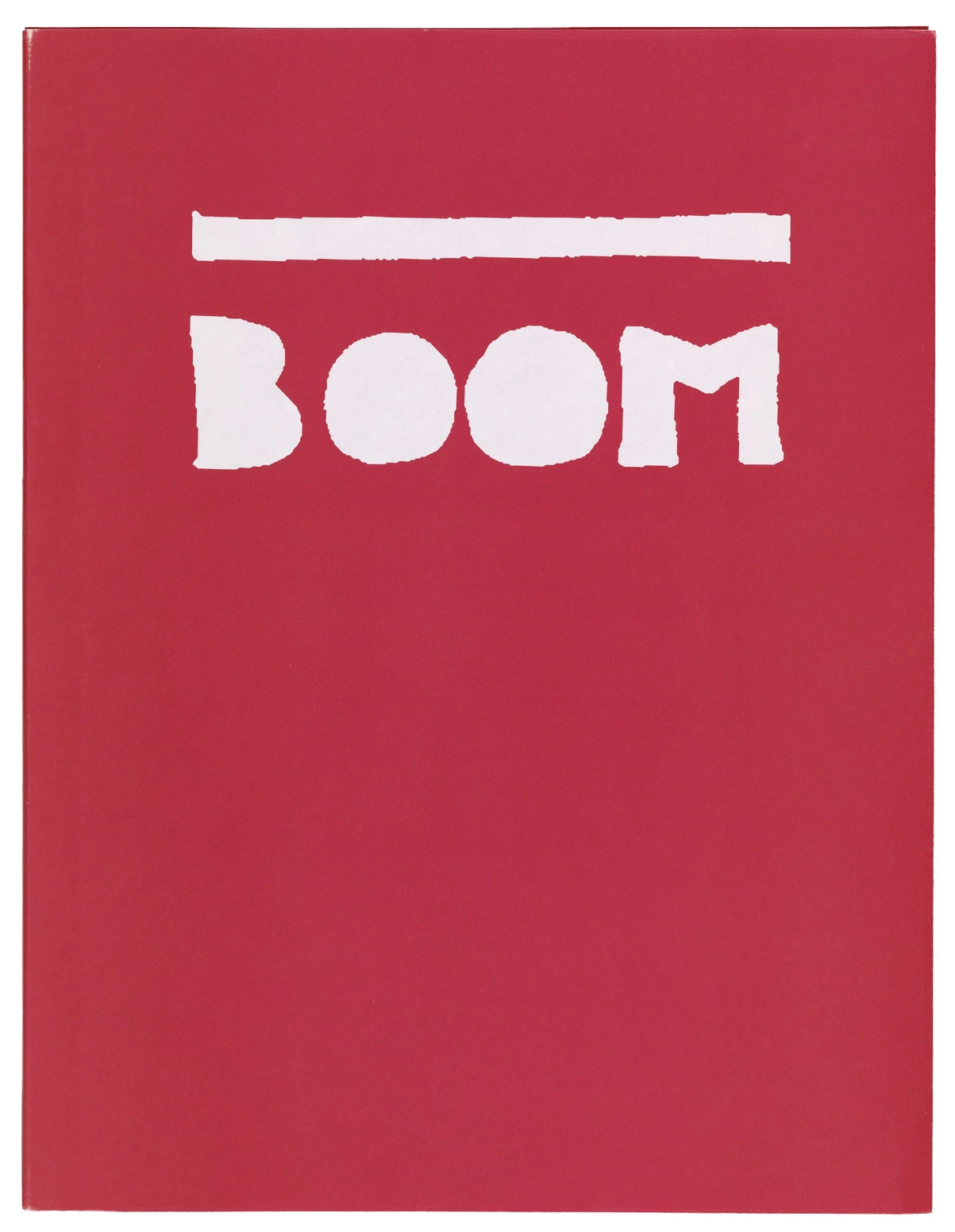 The Architecture of the Book, written and designed by Irma Boom. Red cover with white letters