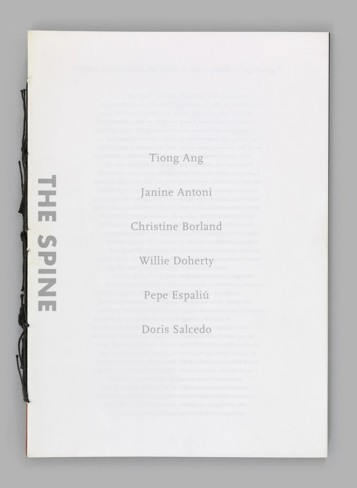 The Spine, a book designed by Irma Boom