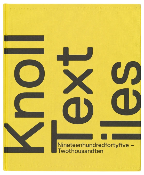 Knoll Textiles, a book designed by Irma Boom