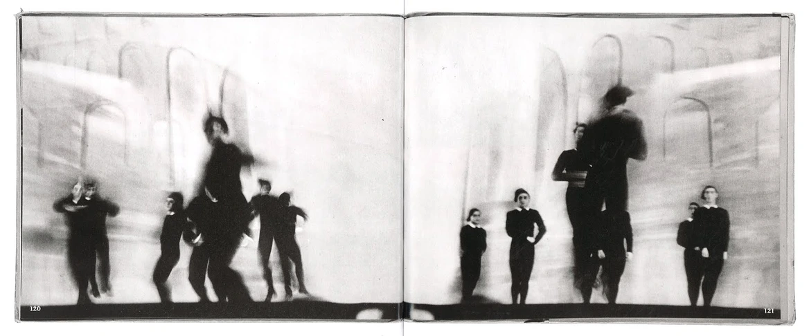 A page spread from Ballet photobook