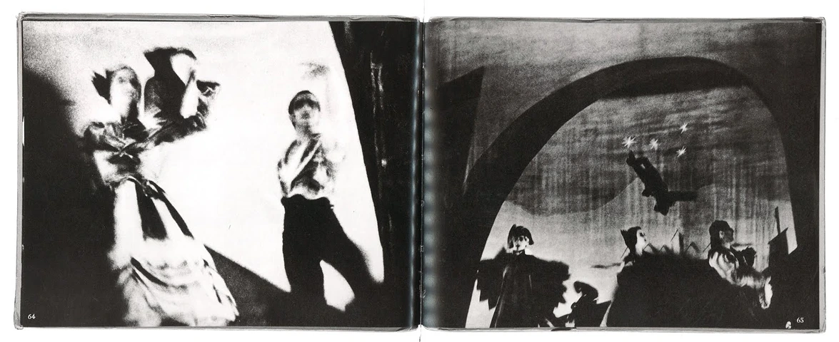 A page spread from Ballet photobook