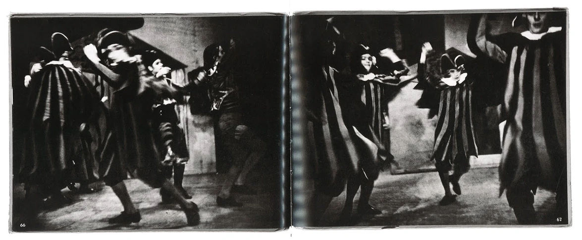 A page spread from Ballet photobook