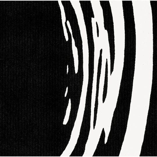 White stains on a black background
