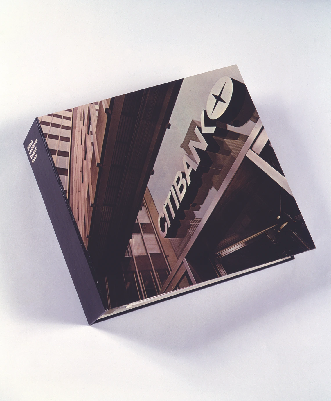 The Citibank Identification Standards Manual. A book with a word Citibank on cover