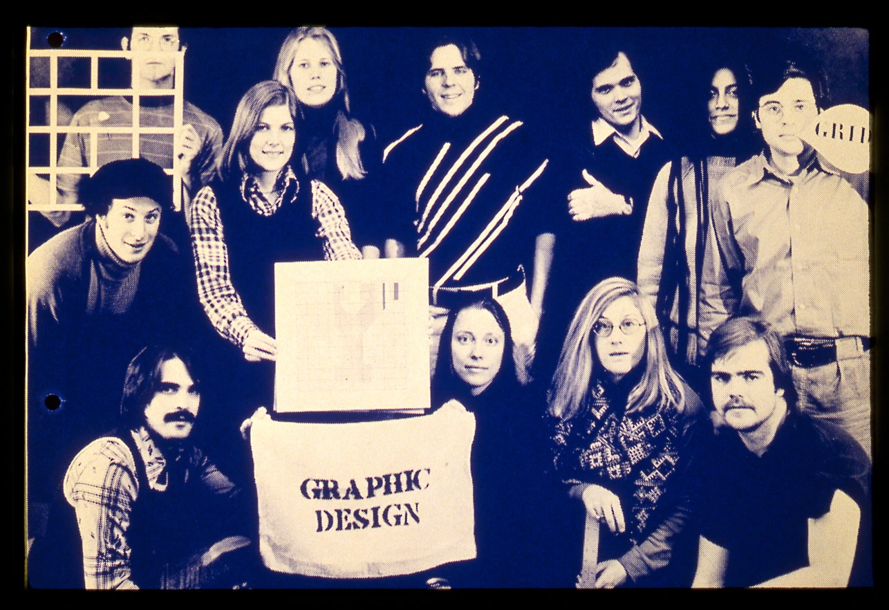 Dan Friedman (middle row, left) with his Yale class