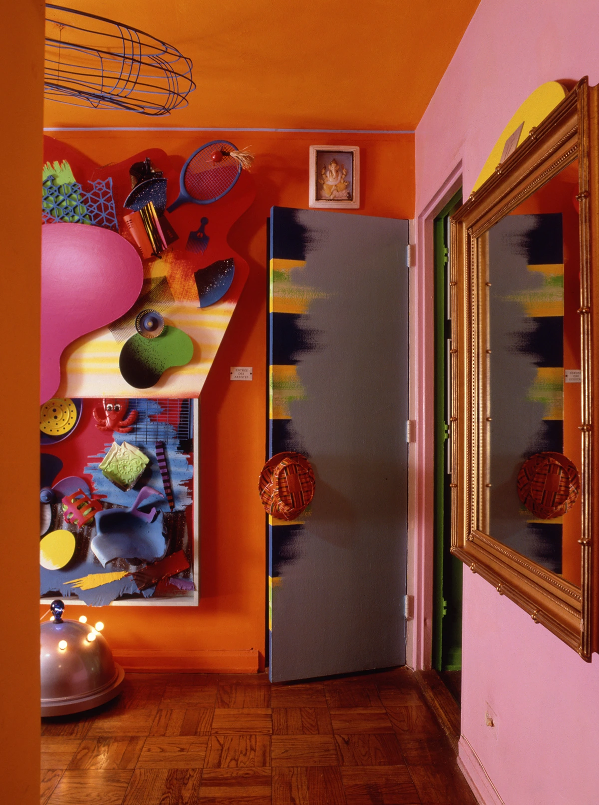 Interior of Dan Friedman’s apartment