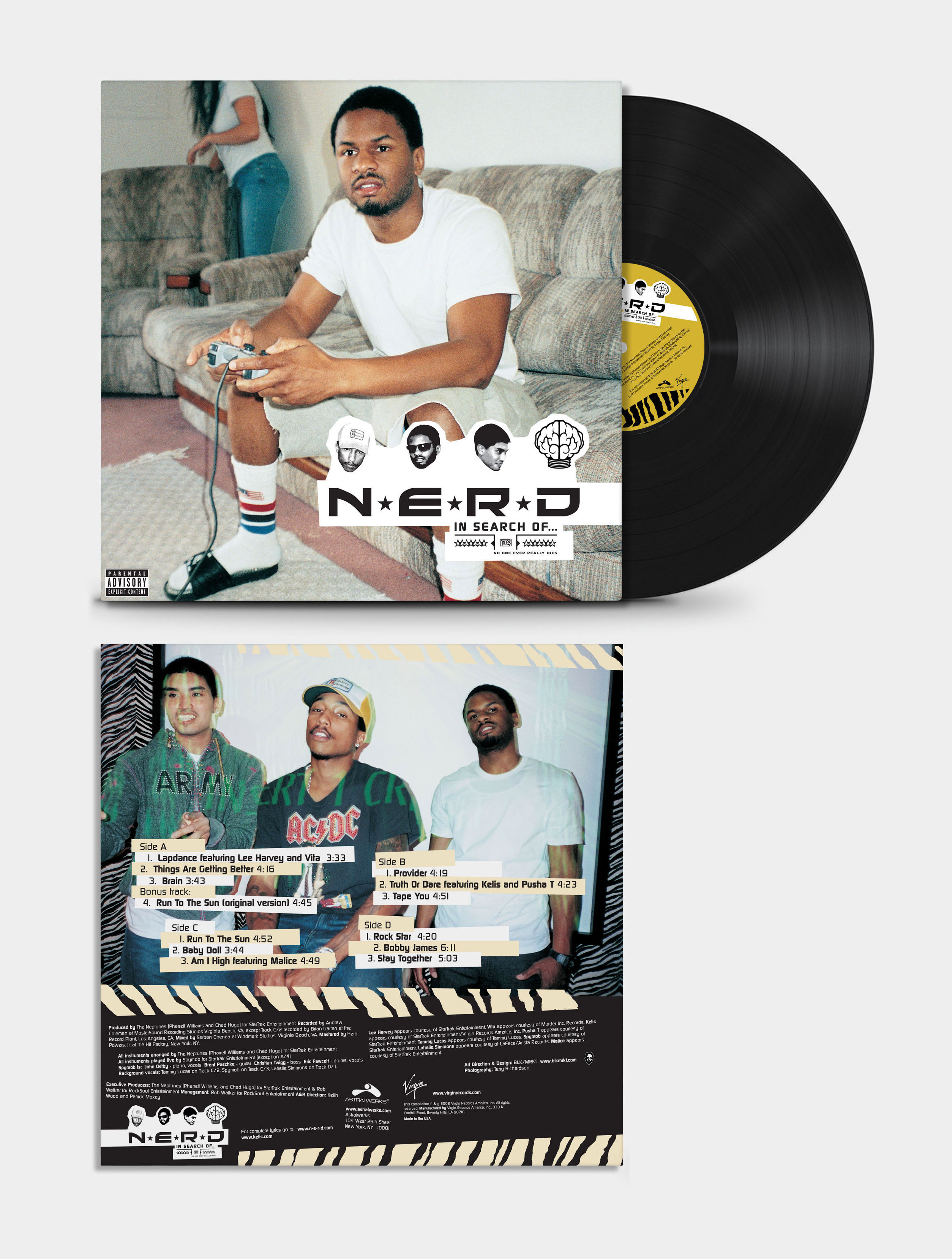 N.E.R.D Pharrell レコード 4枚セット Record vinyl