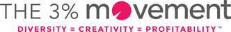 The 3% Movement logo