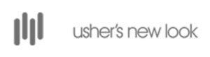 usher's new look logo