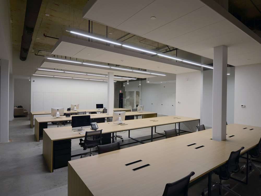 Interior of Oak + fort Headquarters  in Vancouver