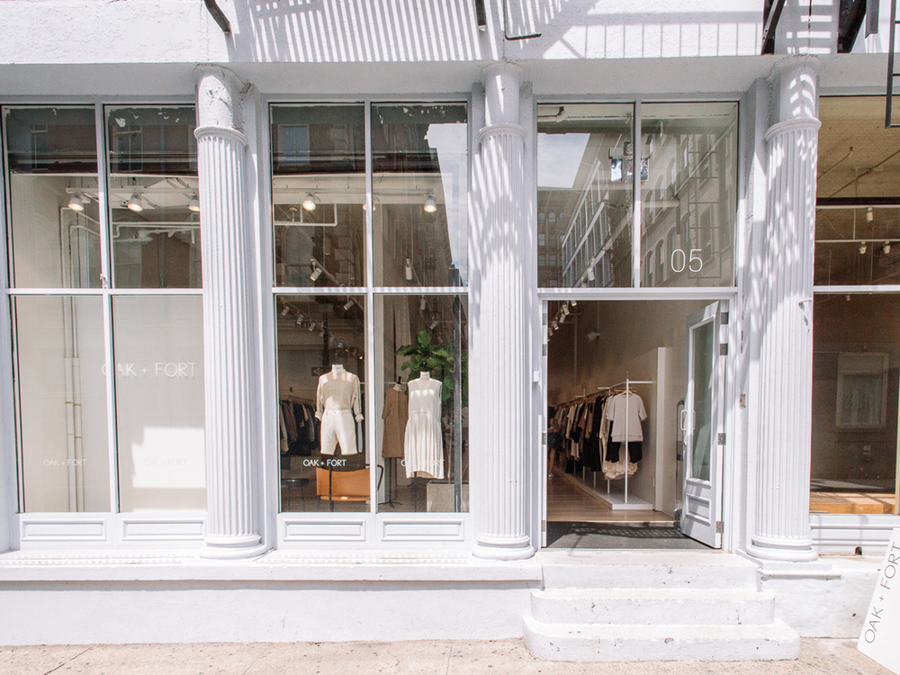 Oak + Fort Soho Storefront