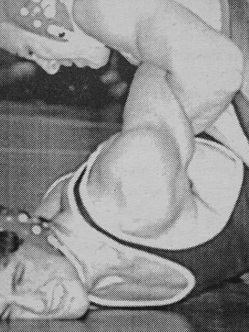 Untitled. (wrestlers #7) from Dark Matter by Ron Jude