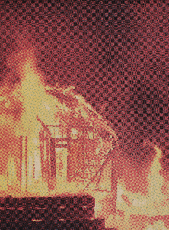 Untitled. (fire #2) from Dark Matter by Ron Jude